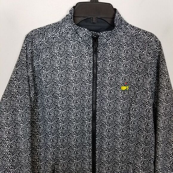 Masters Magnolia Lane Tech Zip Jacket Women Sz S Black White Reversible Golf - Picture 11 of 14